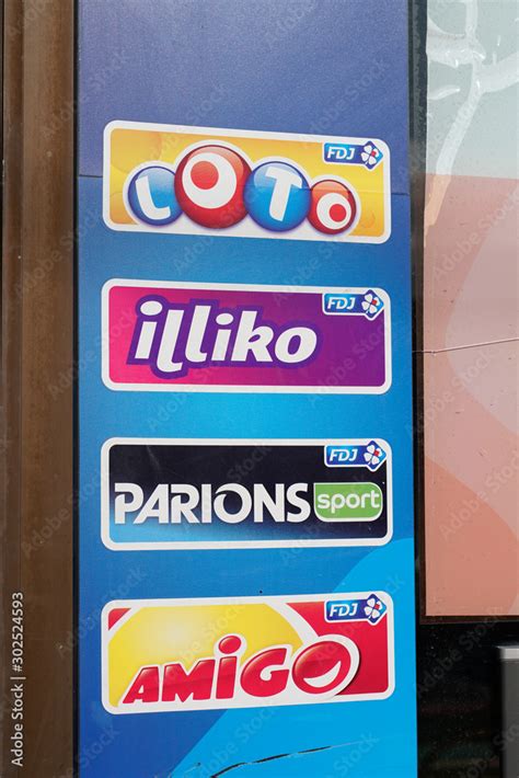 French Sign Logo Loto Euro Millions Illiko Amigo Fdj La Francaise Des