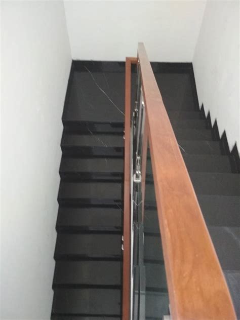 Wood Hand Rail Pegangan Railing Tangga Kayu Courtina Courtina