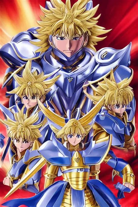 Knights Of The Zodiac Saint Seiya Minimalist Suit Stable Diffusion