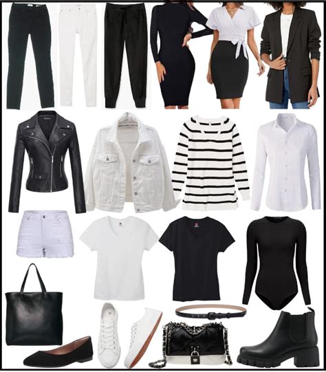 How To Create A Black And White Capsule Wardrobe Fit Mommy In Heels