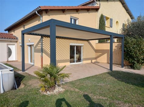 Pose D Une Pergola Bioclimatique Lyon Pergasol