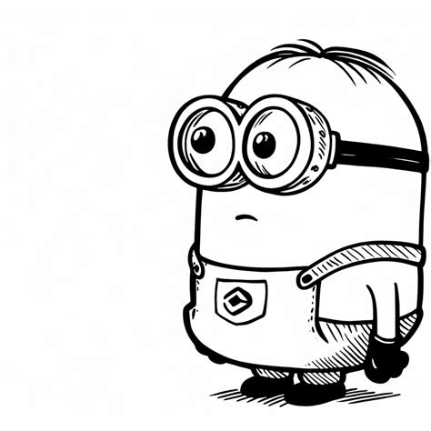 Kleurplaat Minion 13 By Kleurplatenkind On Deviantart