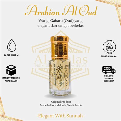 Jual Arabian Al Oud Parfum Arab Wangi Gaharu Elegant Kharismatik