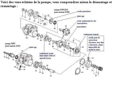 Xsara 1 9d réfection pompe lucas Citroën Mécanique Électronique