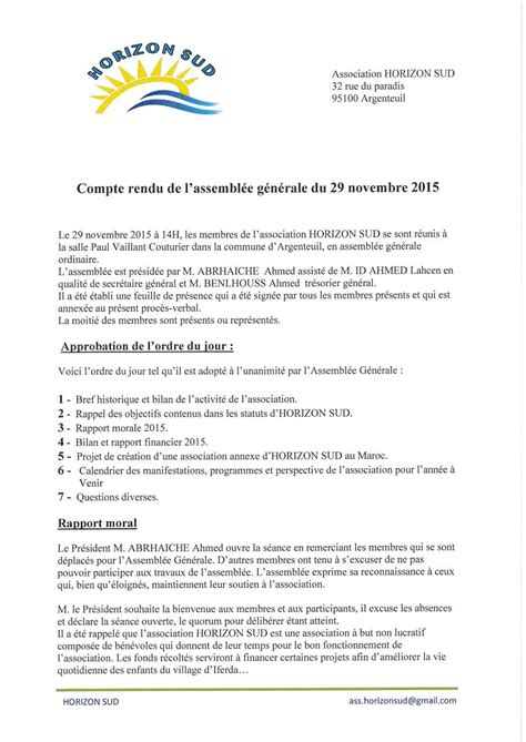 Compte rendu assemblée générale du 29 novembre 2015 Fichier PDF