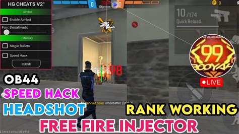 Free Fire Ob Injector Headshot Hack Esp Location Rank Working