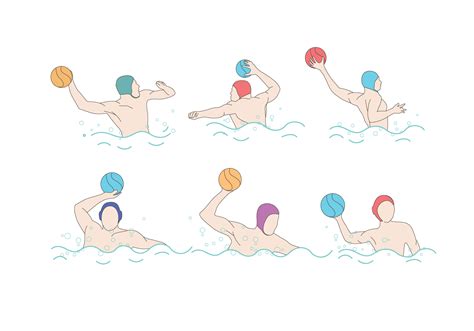 Water Polo Vector 124111 Vector Art At Vecteezy