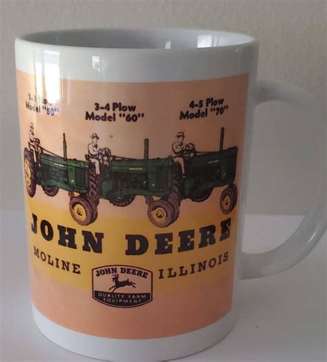 Green Tractor S Advertisement Ounce Sublimated Coffee Mug Etsy