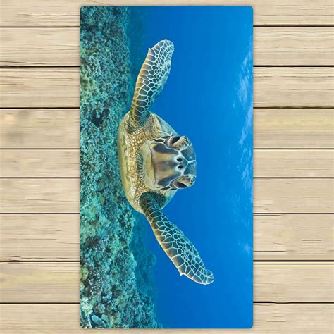 ZKGK Sea Turtle Painting Hand Towel Bath Towels Beach Towel For Home