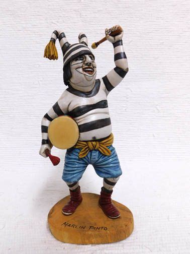 Native American Hopi Carved Clown Katsina Doll At Kachina House