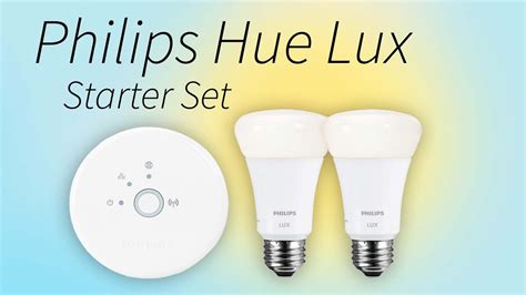 Philips Hue Lux Starter Set Einrichtungunboxingreview Youtube