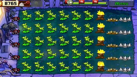 Plants Vs Zombies Adventure Night Level Gameplay Youtube