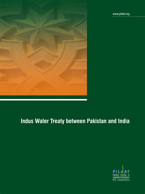 Indus Water Treaty Between Pakistan And India Pdf Indus River Water