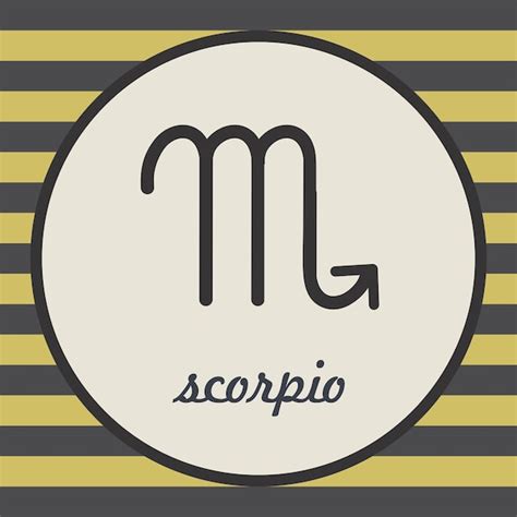 Premium Vector Scorpio Zodiac Vector Icon