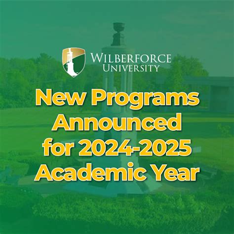 Wilberforce University Announces New Majors And Programs For 2024 2025