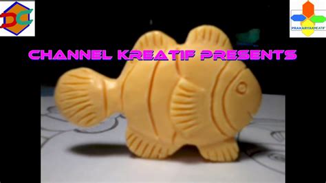 Ukiran Sabun Ikan Badut Yang Mudah Soap Carving Clown Fish Easy