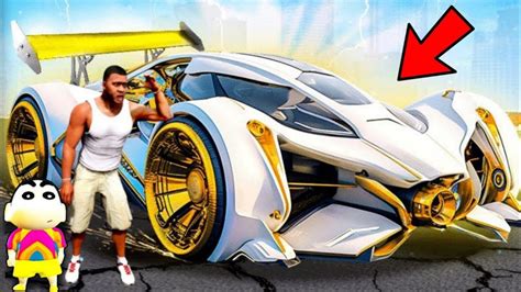 Franklin Upgrading ZERO To GOD SPORTS CAR In GTA 5 SHINCHAN And CHOP