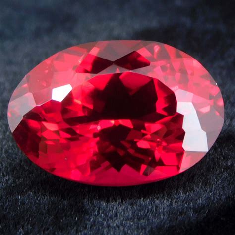 Ct Natural Mozambique Ruby Blood Red Oval Cut Certified Flawless