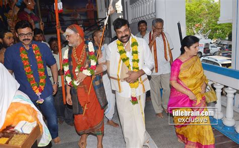 Chiranjeevi Nagarjuna Venkatesh Inaugurate A Temple Each In Daiva