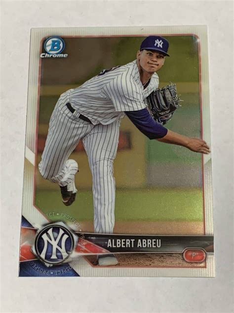 Albert Abreu Mlb Bowman Chrome Draft