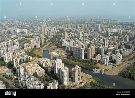 Aerial View Of Versova And Lokhandwala At Andheri Mumbai Maharashtra