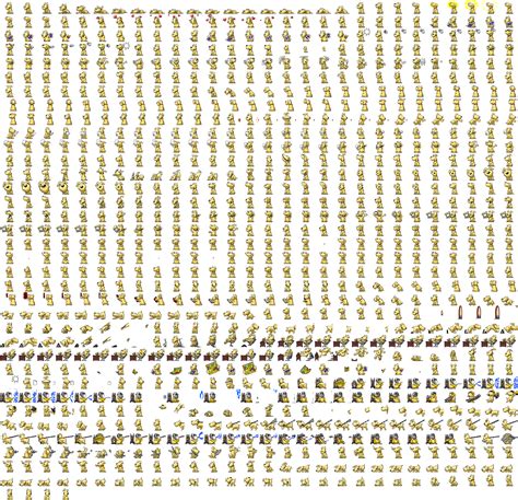 Map - Stickman Sprite Sheet Free (3472x3348), Png Download