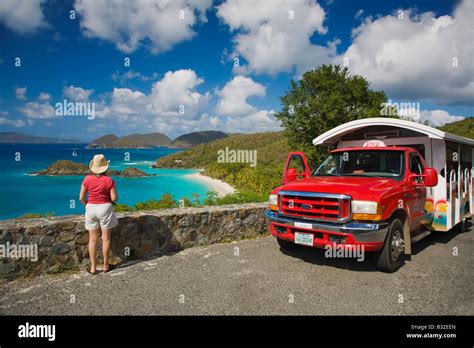 Trunk Bay Beach In The Virgin Islands National Park On The Caribbean