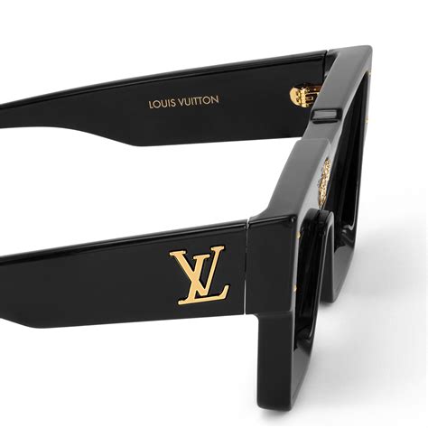 Cyclone Sunglasses Luxury S00 Black Louis Vuitton