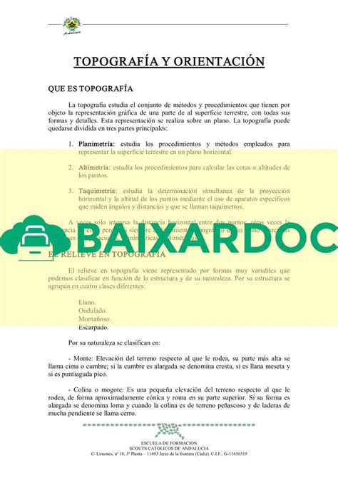 PDF TOPOGRAFÍA Y ORIENTACIÓN BAIXARDOC DOKUMEN TIPS