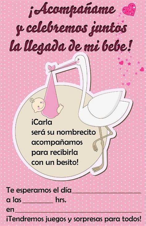 Frases Para Invitaciones De Baby Shower De Niña Imagui