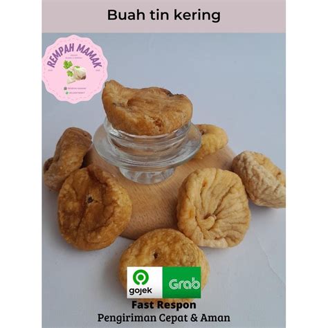 Jual Buah Tin Kering Figs Buah Ara Kering Kg Shopee Indonesia