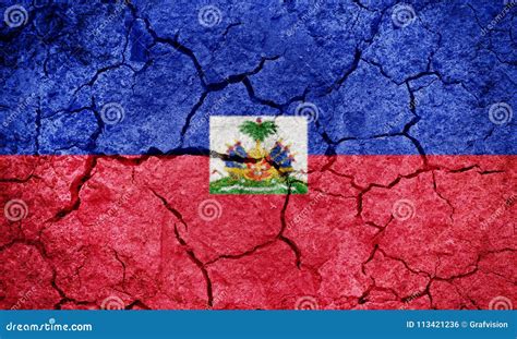 Republic Of Haiti Flag Stock Photo Image Of Land Grunge 113421236