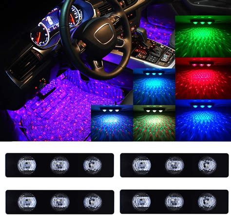 Car Atmosphere Led Light Starlights Rgb Kit Under Seat Lighting