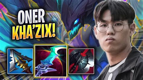 ONER IS A BEAST WITH KHA ZIX T1 Oner Plays Kha Zix JUNGLE Vs Sejuani