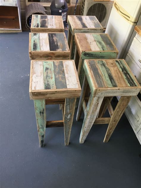 Recycled Timber Bar Stools