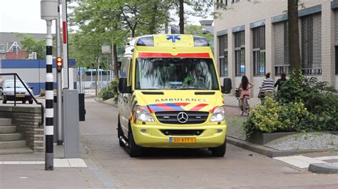 A1 Ambulance 07 105 Met Spoed Naar Johan De Wittlaan Thv Arnhem YouTube