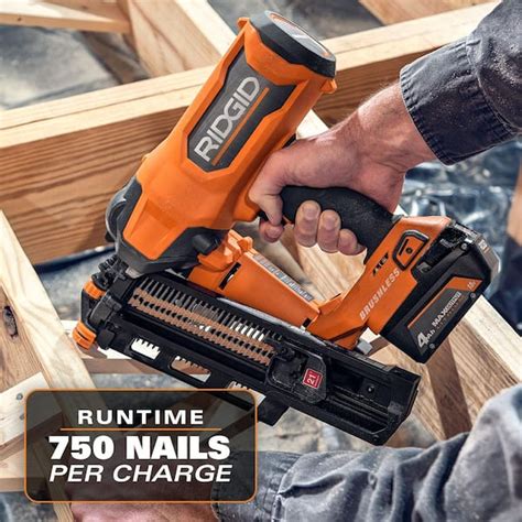 Ridgid V Brushless Brad Framing Nail Guns Review Tool Box Buzz Tool