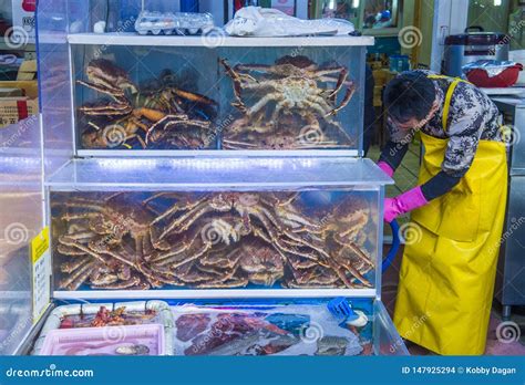 Mercado De Peixes De Busan Jagalchi Imagem De Stock Editorial Imagem