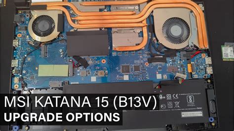 Msi Katana B V Disassembly And Upgrade Options Youtube