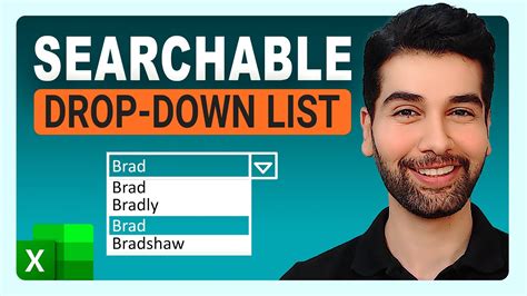How To Create A Searchable Drop Down List In Excel 🔎 Simple Explanation