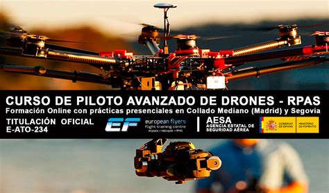 Curso Oficial De Piloto De Drones RPAs Equipamiento Para Centros