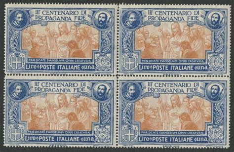 Italy Kingdom 1923 3rd Centenary Of Propaganda Fide The Catawiki