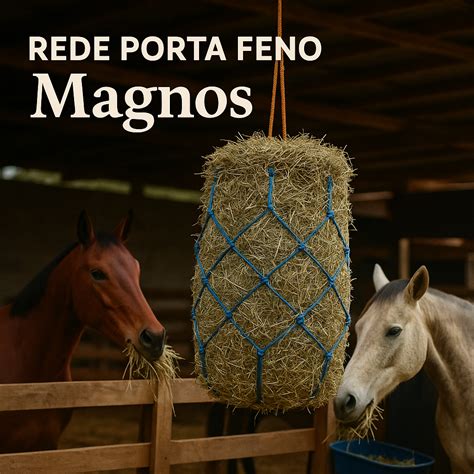 Feno Para Cavalo Preço - Rede alimentação de feno cavalo - Artesanal Magnos Minas