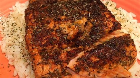 Cajun Blackened Salmon 10 Minute Recipe Cook With Me Youtube