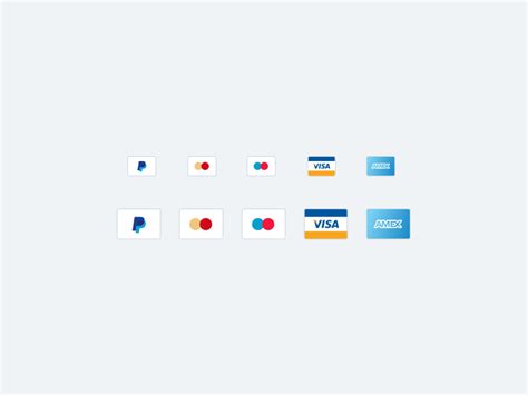 Credit Cards Icons For Sketch Freebie Supply