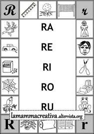 Scheda Di Sillabe Rareriroru Da Collegare Alla Parola Sillaba Schede