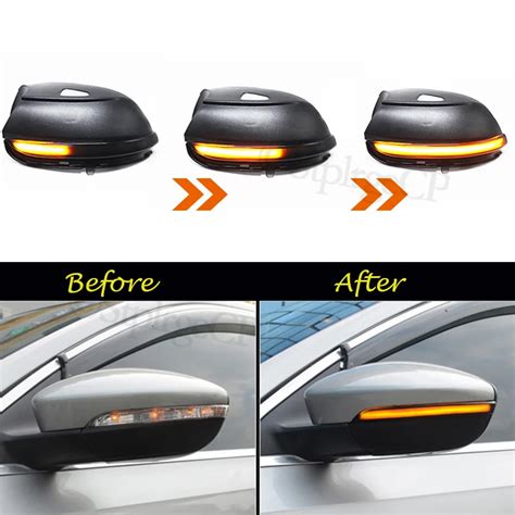 Led Side Wing Rearview Mirror Indicator Blinker Repeater Dynamic Turn