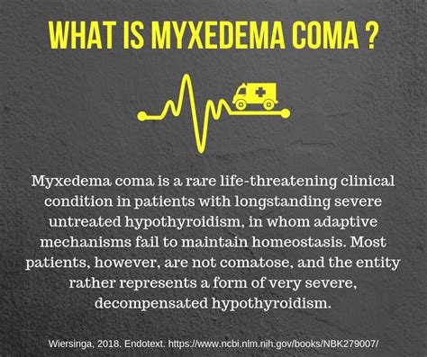 Myxedema Coma – Thyroid Patients Canada