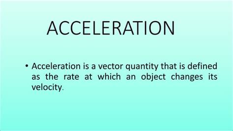 ACCELERATION.pptx | Free Download