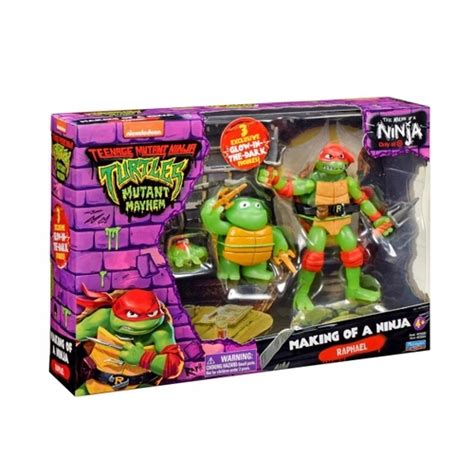 WOJOWNICZE ŻÓŁWIE NINJA Evolution Raphael 3 Pack figurka 14526338831